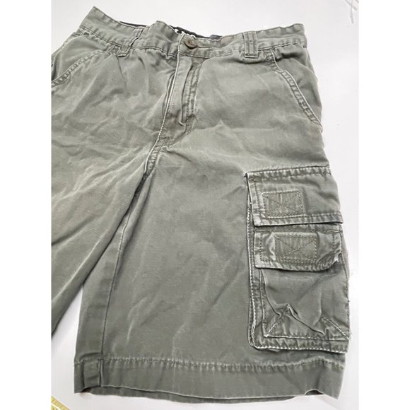 PLUGG boy cargo shorts green solid size 8 - Picture 3 of 12